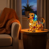 Dachshund - Bohemian-style lamp