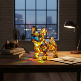French Bulldog - Enchanted Stained-Glass Lamp