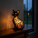 Chat Noir - Amber Mystery Lamp