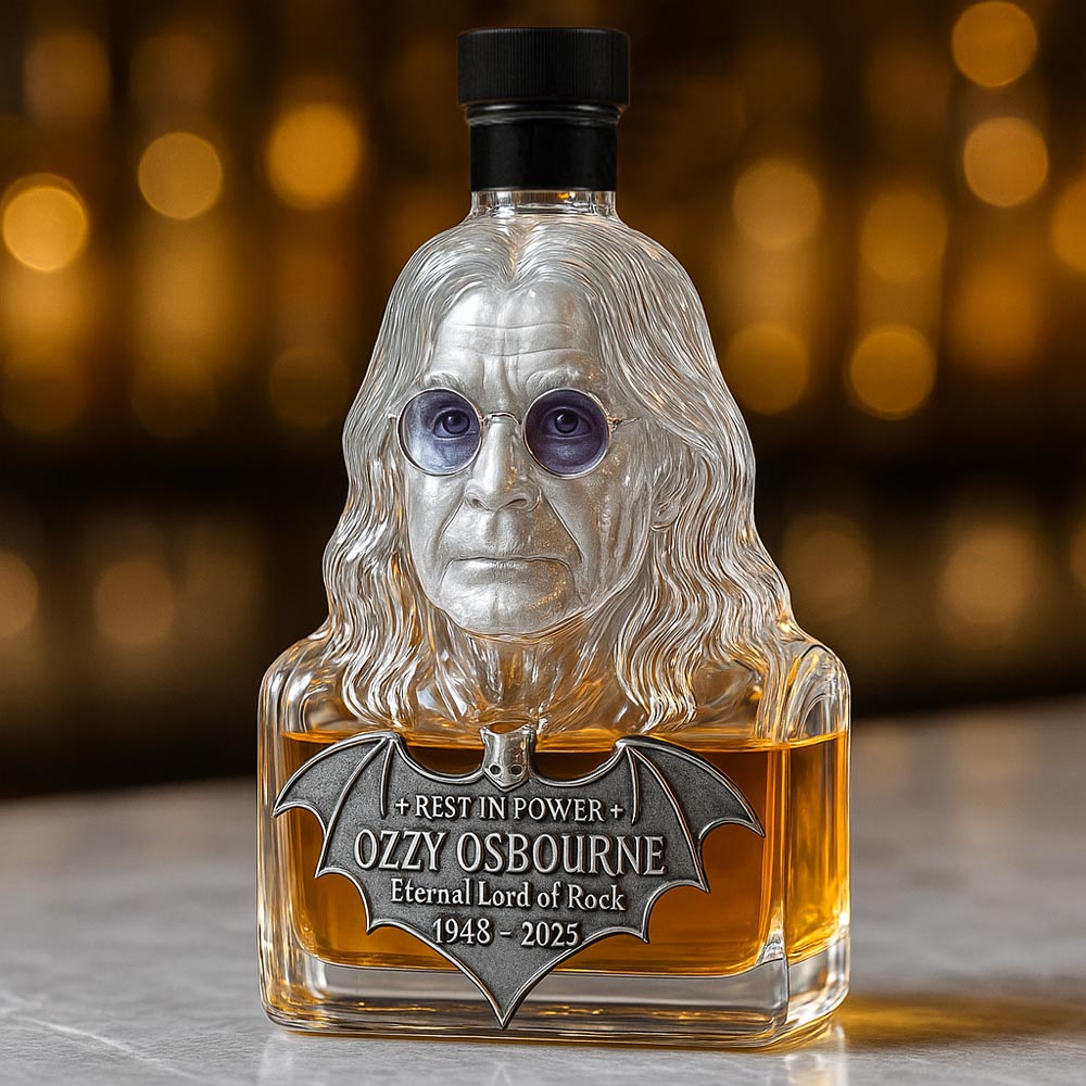 Eternalized in Glass — Whisky Bottle in Honor of Ozzy Osbourne