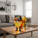 Pomeranian - Festive Reflections Lamp