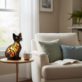 Chat Noir - Amber Mystery Lamp