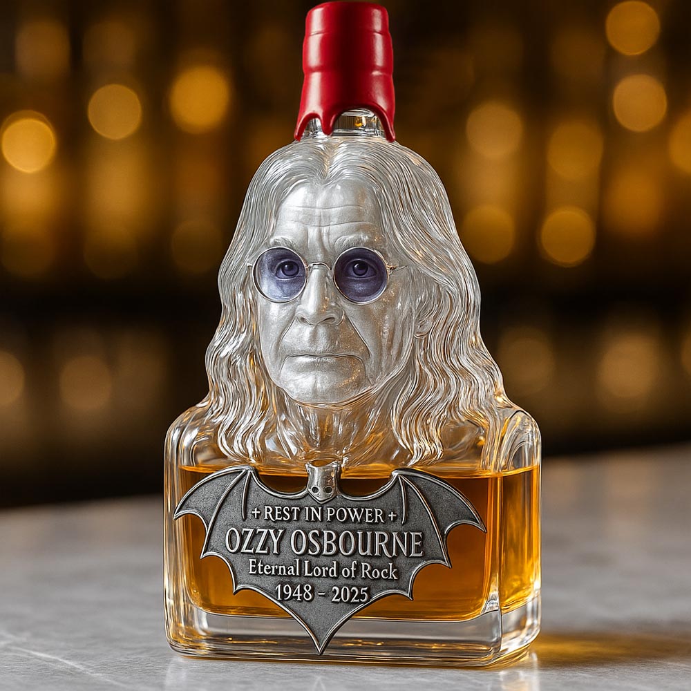 Eternalized in Glass — Whisky Bottle in Honor of Ozzy Osbourne