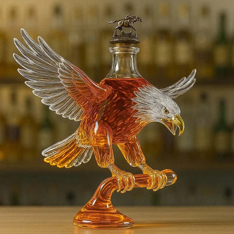 Bald Eagle Shaped Whisky Bottle