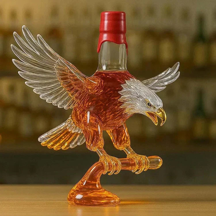 Bald Eagle Shaped Whisky Bottle