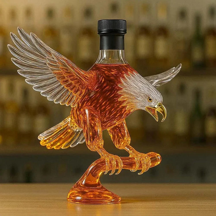 Bald Eagle Shaped Whisky Bottle