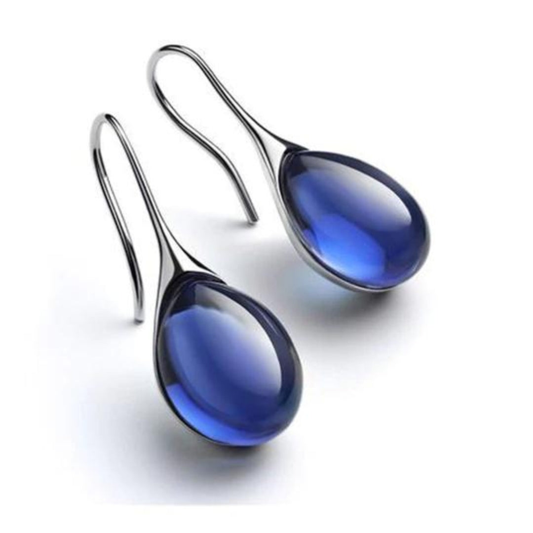 Radiant – Drop-shaped crystal earrings