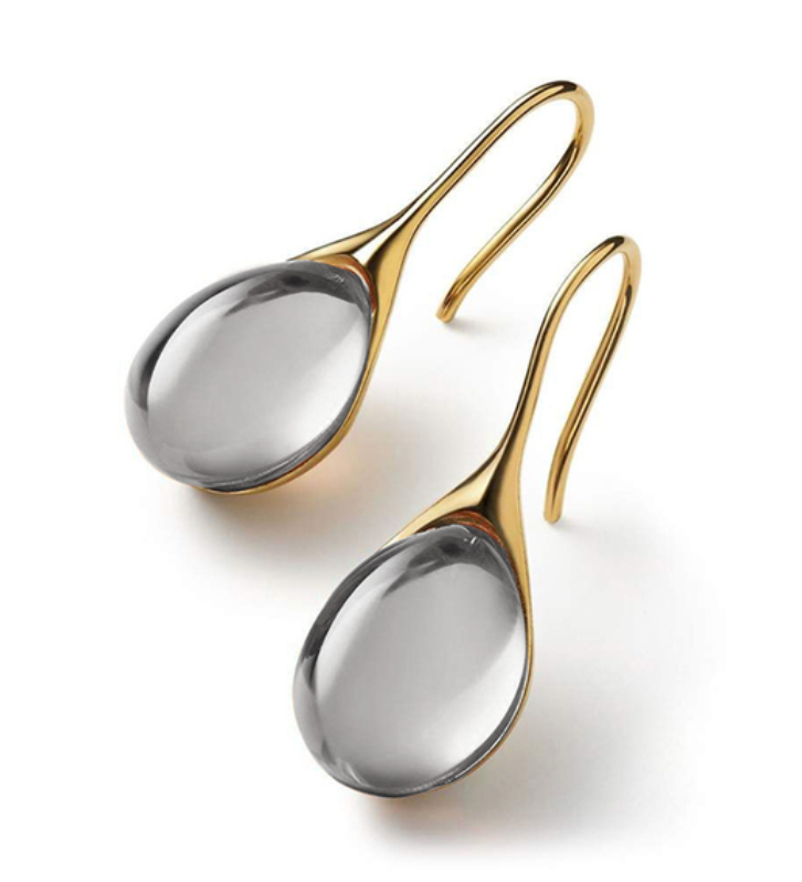 Radiant – Drop-shaped crystal earrings