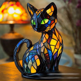 Siamese Cat - Iridescent Elegance Lamp