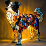Border Collie - Prismatic Glow Lamp