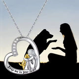 Marie | Dog Hug Necklace