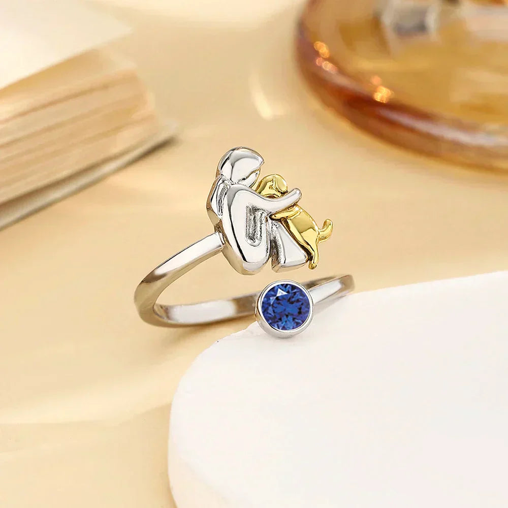 Marie | Dog-Inspired Embrace Ring