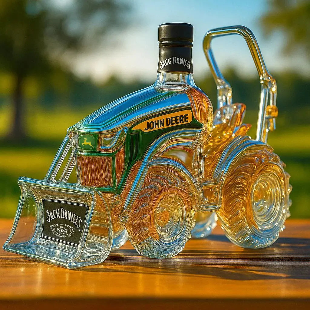 Tractor-Shaped Decanter