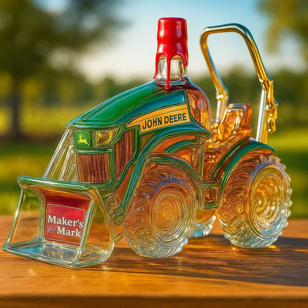 Tractor-Shaped Decanter