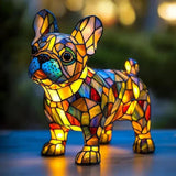 French Bulldog - Enchanted Stained-Glass Lamp