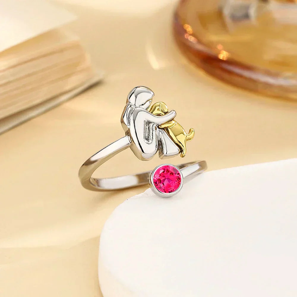 Marie | Dog-Inspired Embrace Ring