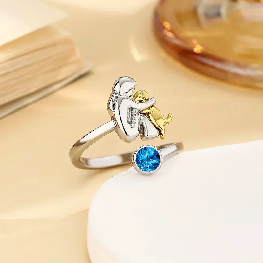 Marie | Dog-Inspired Embrace Ring