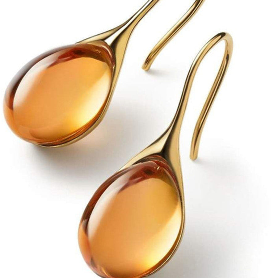 Radiant – Drop-shaped crystal earrings