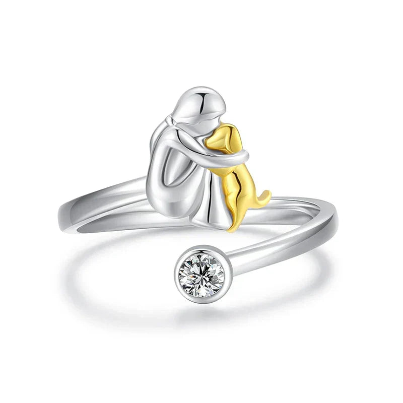 Marie | Dog-Inspired Embrace Ring
