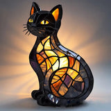 Chat Noir - Amber Mystery Lamp