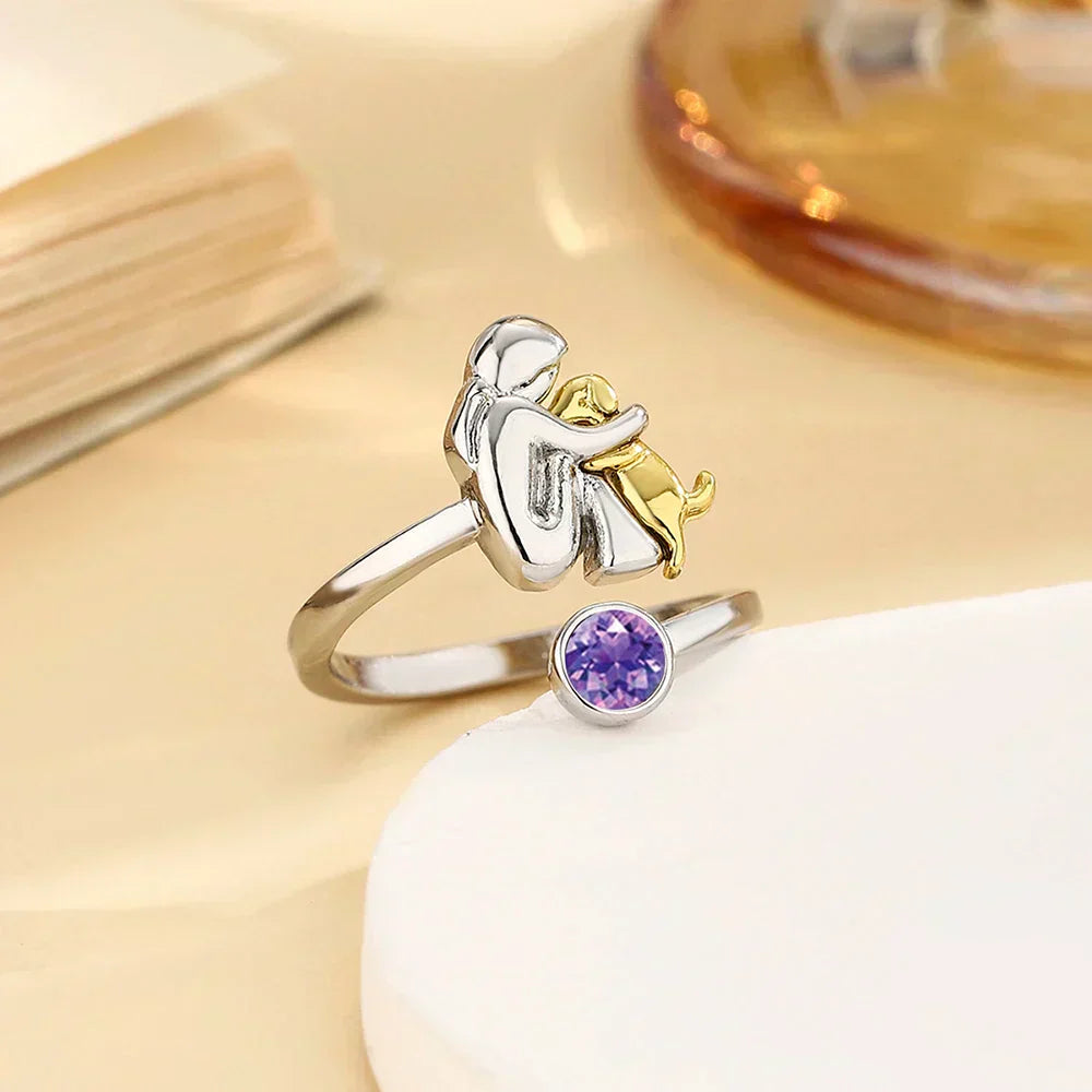Marie | Dog-Inspired Embrace Ring