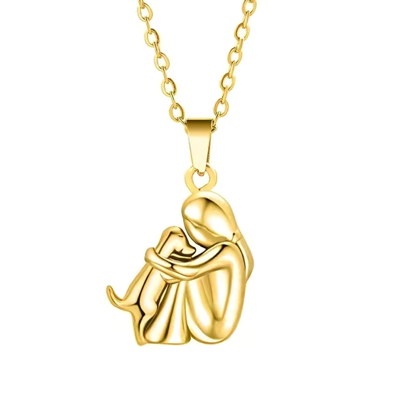 Marie | Dog Hug Necklace