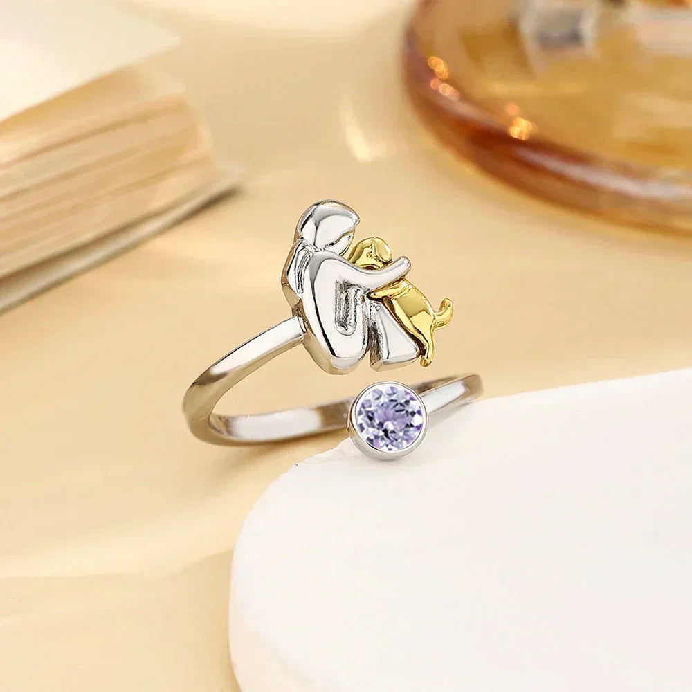 Marie | Dog-Inspired Embrace Ring