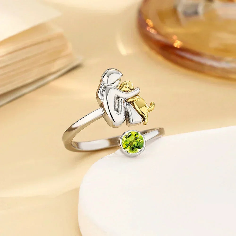 Marie | Dog-Inspired Embrace Ring