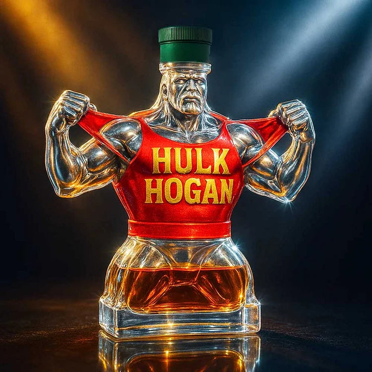 1953-2025 HULK HOGAN Whisky Memory Glass
