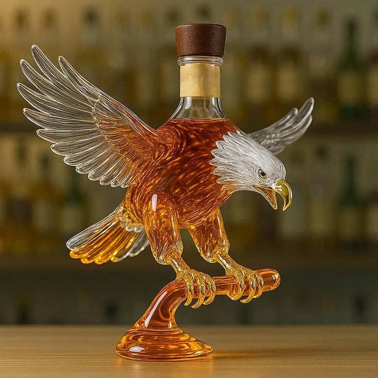 Bald Eagle Shaped Whisky Bottle