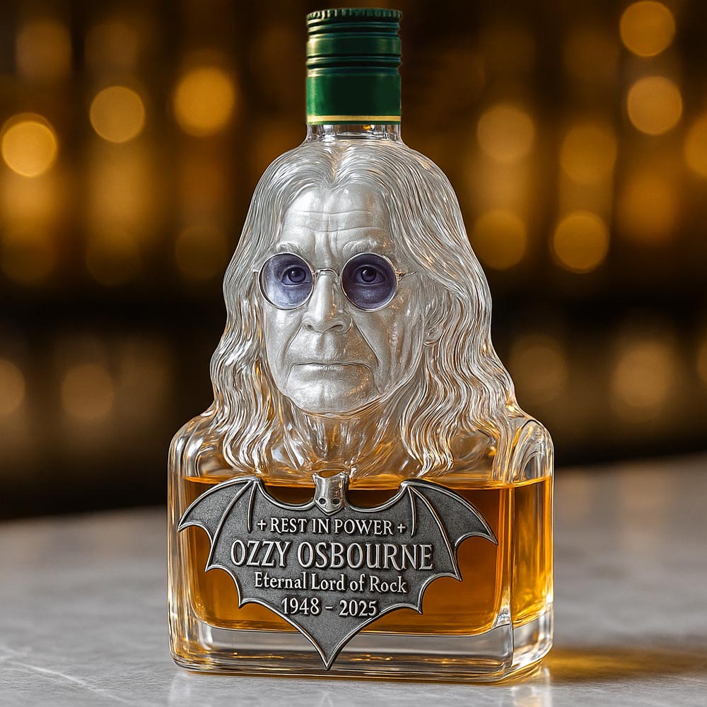 Eternalized in Glass — Whisky Bottle in Honor of Ozzy Osbourne